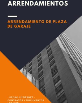 Contrato de Arrendamiento de Plaza de Garaje