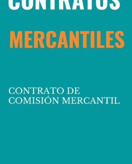 Contrato de Comisión Mercantil