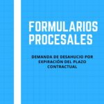 DEMANDA DE DESAHUCIO POR EXPIRACIÓN DEL PLAZO
