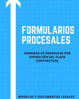 DEMANDA DE DESAHUCIO POR EXPIRACIÓN DEL PLAZO