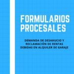 DEMANDA DE DESAHUCIO Y RECLAMACIÓN DE RENTAS EN ARRENDAMIENTO DE GARAJE
